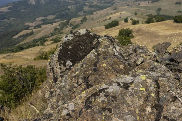 Piedra Parcellara Una Montaña Los Apeninos Liguria Situada Valle Trebbia — Foto de Stock