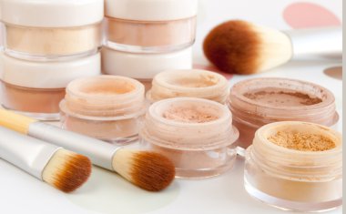 cosmetic brushes and make-up clipart