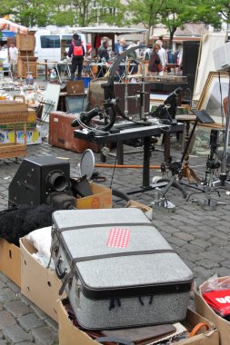 bit pazarında yer du Jeu de Balle (Vossenplein) Brüksel'deki