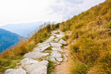 tatra Dağları'nda yolu