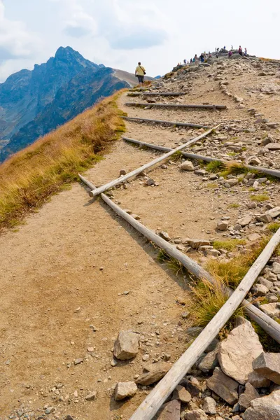 Chemin dans les montagnes Tatra — Photo