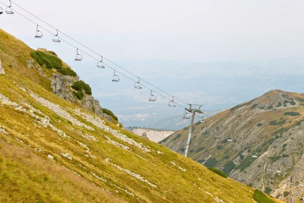 Impianti di risalita in montagna Tatra — Foto Stock