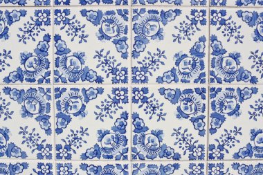 geleneksel Portekiz azulejos