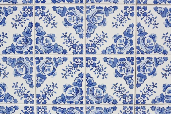 Hagyományos portugál azulejos — Stock Fotó