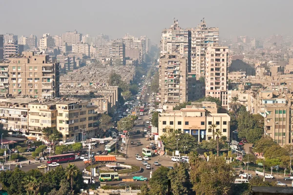 Blick auf die Straße von Kairo — Stockfoto