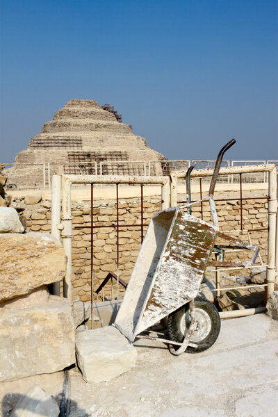 The Step Pyramid Of Djoser in Saqqara
