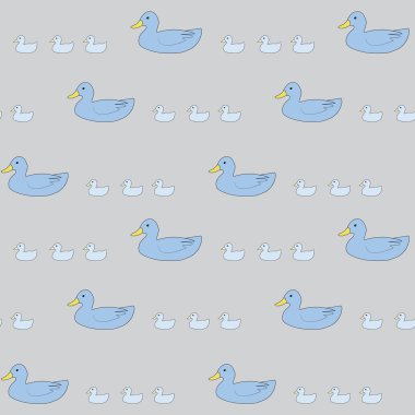 Anne ördek ve ducklings seamless modeli