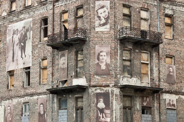 Holocaust memorial Varşova, Polonya — Stok fotoğraf