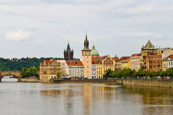 Pohled na staré město Prahu — Stock fotografie