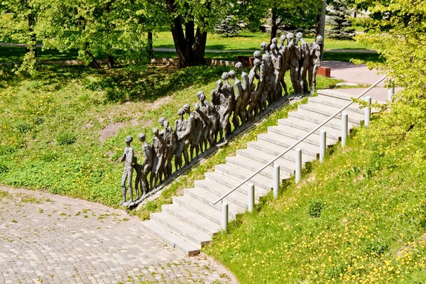 Holocaust memorial in Minsk, Belarus — Stock Photo, Image