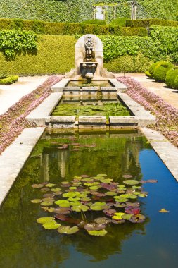 Çeşme palacio de cristal bahçeleri, porto, Portekiz.