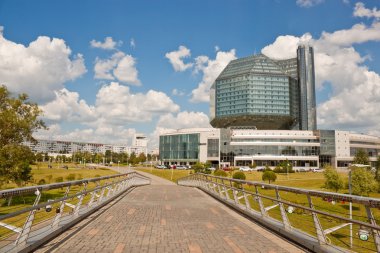 minsk, Beyaz Rusya Ulusal Kütüphanesi.