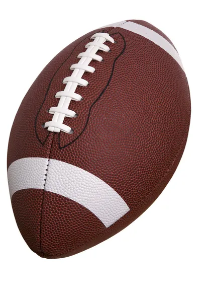 Beyaz bir arka plan üzerinde izole kolej futbol