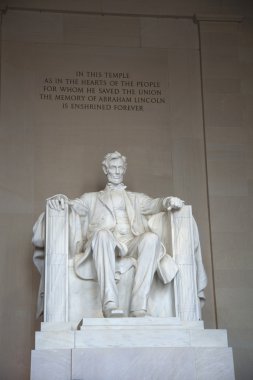 Abraham lincoln heykel Memorial onun onuruna washington dc