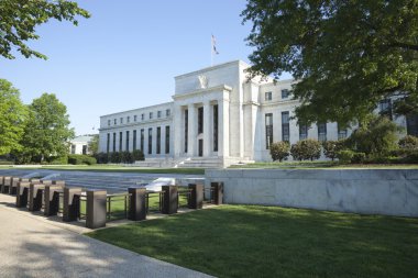 Federal Reserve building in Washington, DC clipart