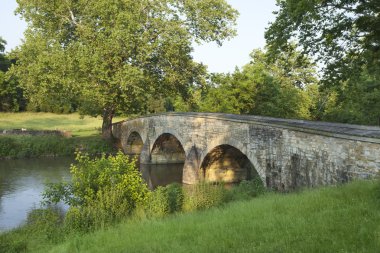 Antietam (Sharpsburg) savaş alanında Maryla Burnside'nın Köprüsü