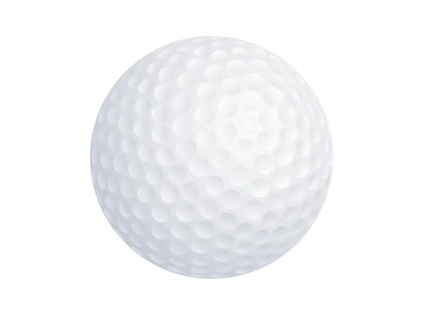 Imagem vetorial de uma bola de golfe isolada em branco —  Vetores de Stock