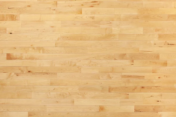 Hardhouten basketbal Hof vloer van boven gezien — Stockfoto