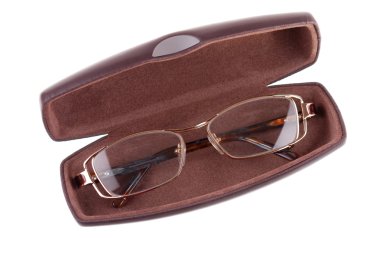 bir dava üzerinde beyaz gözlük