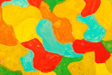 soyut bir kağıt üzerine suluboya çizimi