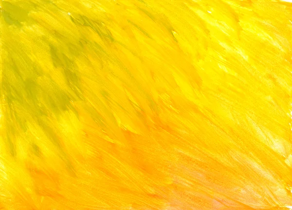 Tinta aquarela. fundo amarelo . — Fotografia de Stock