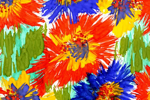 suluboya boya. çiçek arka plan