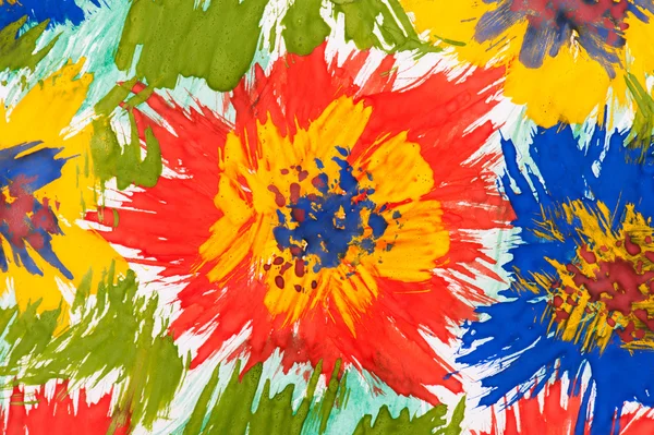 Watercolor paint. flower background