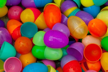 Plastic Easter Eggs clipart
