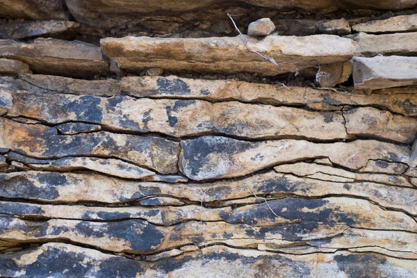 Vägg Natursten Konsistens Sprickmönster — Stockfoto