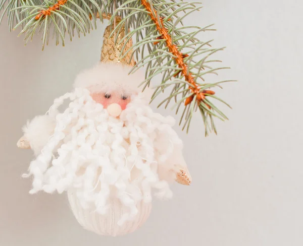 Miniature toy Santa Claus — Stock Photo, Image