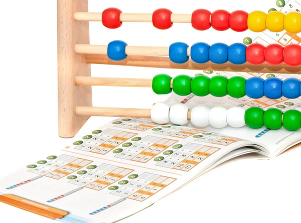 Kleurrijke abacus — Stockfoto