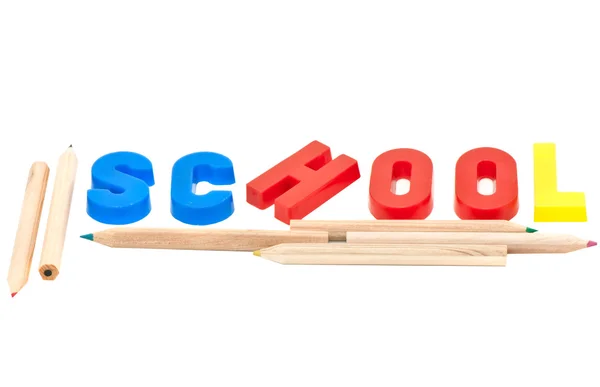 ABC betűk iskola — Stock Fotó