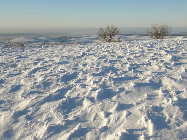 Inverno em montanhas da Crimeia — Fotografia de Stock