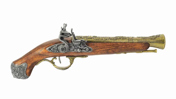 Stary pistolet pirata — Zdjęcie stockowe