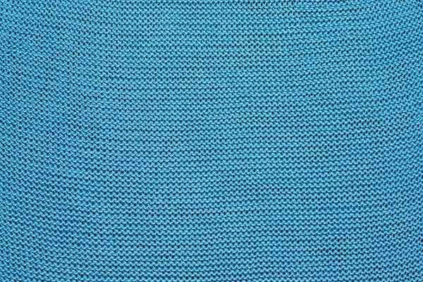 Háttér kék kötött anyag ruhák varrására — Stock Fotó