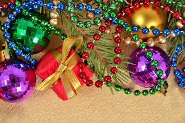 Decoraciones de Navidad varicolores —  Fotos de Stock