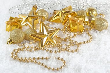 Altın christmas dekorasyon