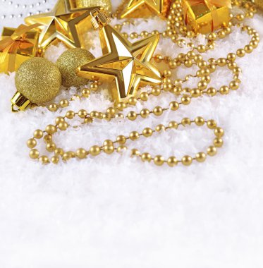 Altın christmas dekorasyon