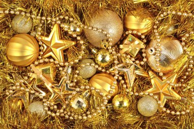 Altın christmas dekorasyon