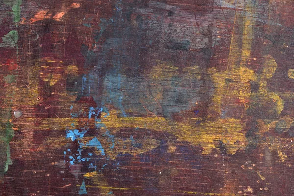 Eski ahşap tahta ile boya lekeleri — Stok fotoğraf
