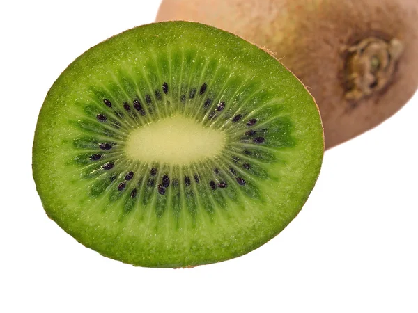 Kiwi frutas em um fundo branco — Fotografia de Stock