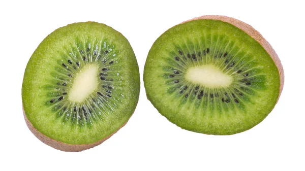 Kiwi frutas em um fundo branco — Fotografia de Stock