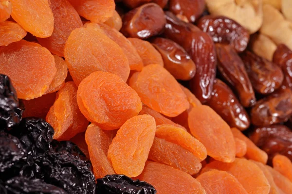 Various dried fruits close-up — Stock Photo, Image