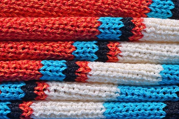 Zásobník pletených closeup — Stock fotografie