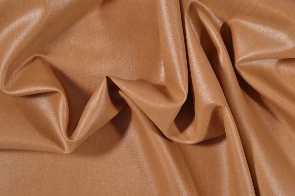 Crumpled brown fabric — Stock Photo, Image