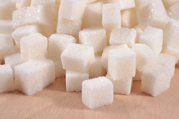 Груда рафинированного сахара — стоковое фото