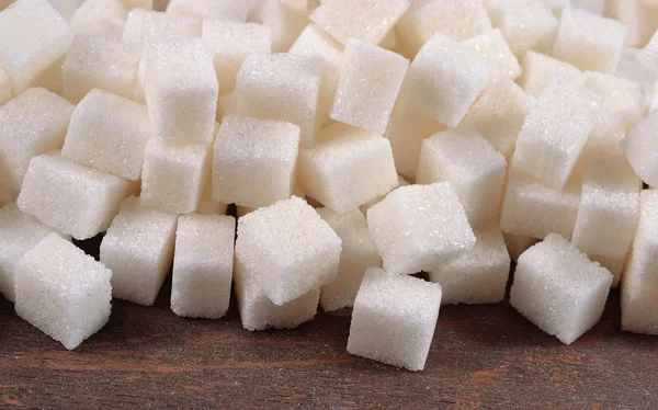Груда рафинированного сахара — стоковое фото