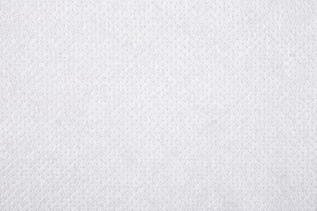 White nonwoven fabric texture background