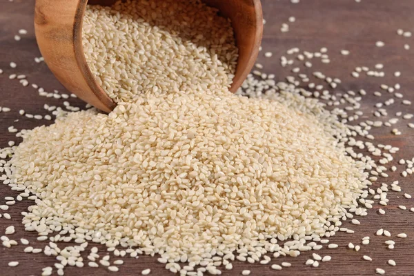 Sesame seeds in a bowl — Stock Photo, Image