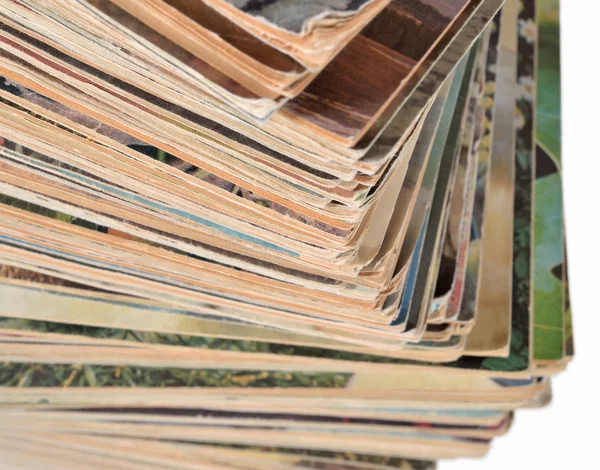 Stack of old magazines — Stock Photo, Image